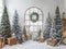 Kate Noël Sapins Fenêtre Lanternes Toile de fond conçue par Emetselch