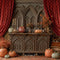 Kate Automne Citrouilles Buffet Gothique Toile de fond conçue par Emetselch - Kate Backdrop FR