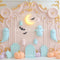 Kate Halloween Fantômes Lune Citrouilles Toile de fond conçue par Mini MakeBelieve - Kate Backdrop FR