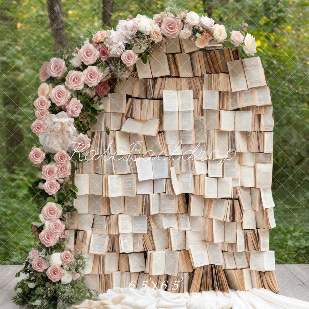 Kate Livres Arche Fleurs Forêt Toile de fond conçue par Mini MakeBelieve - Kate Backdrop FR