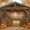 Kate Automne Grange Citrouilles Foin Toile de fond conçue par Emetselch - Kate Backdrop FR
