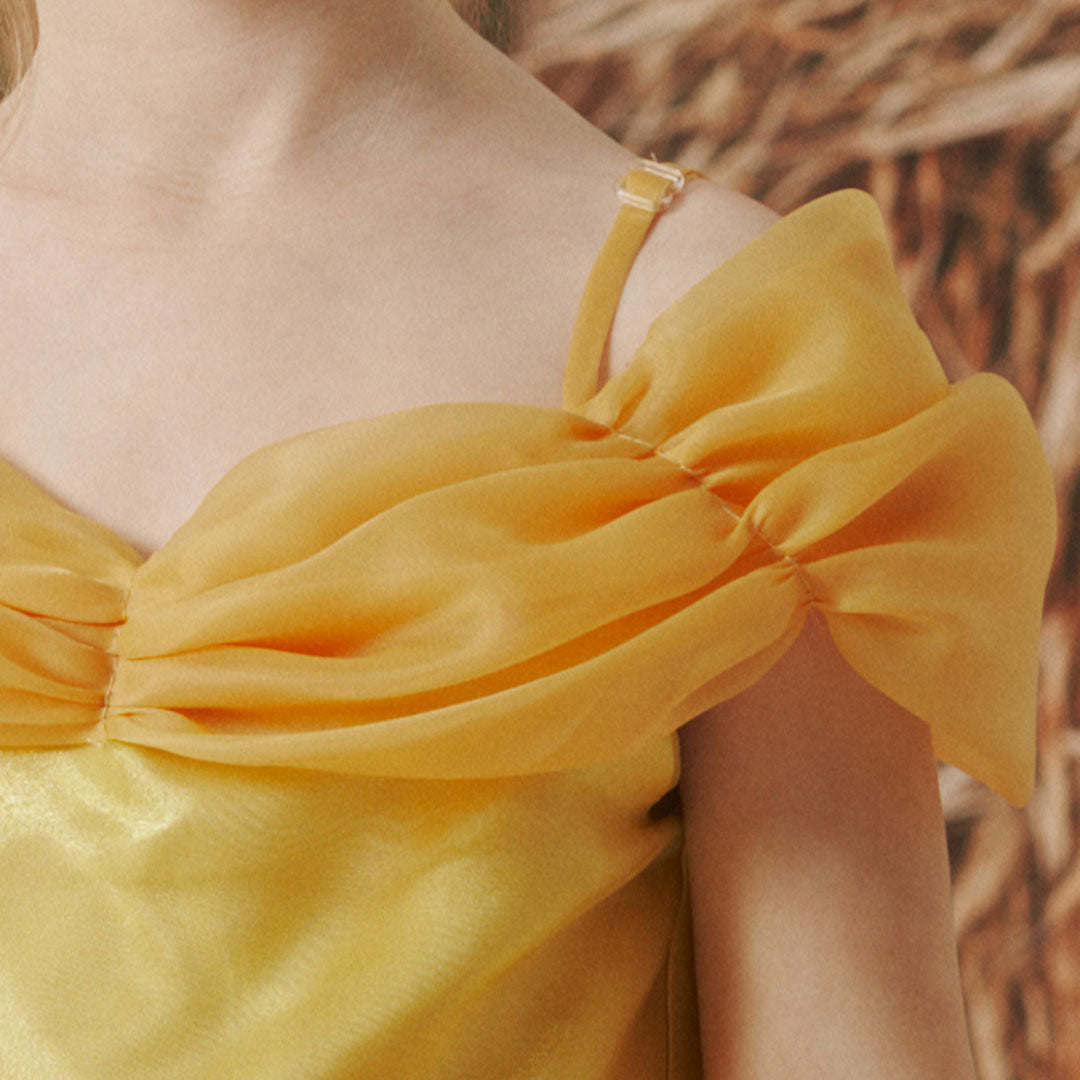 Kate Robe de Princesse Jaune Enfant Pour la Photographie