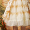 Kate Automne Halloween Floral Jaune Blanc Robe Enfant Pour la Photographie