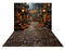 Kate Halloween Citrouille Rue Toile de fond+Brun Pierre Sol Toile de fond - Kate Backdrop FR