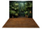 Kate Printemps/Été Vert Plantes Porte Toile de fond+Sol Solide Toile de fond - Kate Backdrop FR