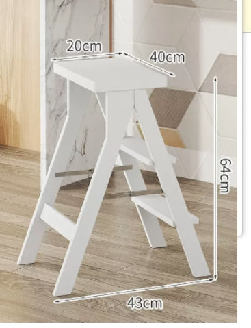 Kate Blanc Échelle en Bois Accessoires de photographie - Kate Backdrop FR