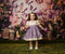 Kate Printemps Rose et Violet Fleurs Papillon Toile de fond conçue par Emetselch - Kate Backdrop FR