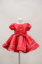 Kate Noël Rouge Manches bouffantes Robe Enfant Pour la Photographie - Kate Backdrop FR