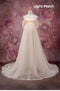 Kate Maille Sans bretelles Longue Robe de Grossesse pour Séance Photo - Kate Backdrop FR