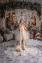 Kate Noël Arche Neige Arbres Lumière Toile de fond conçue par Emetselch