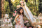 Kate Bohème Soirée Théière Floral Forêt Toile de fond conçu par Ashley Paul - Kate Backdrop FR