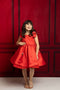 Kate Noël Nœud Rouge Sans manches Robe Enfant Pour la Photographie - Kate Backdrop FR