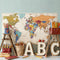 Kate Scolaire ABC Carte Crayons Échelles Toile de fond conçue par Emetselch - Kate Backdrop FR