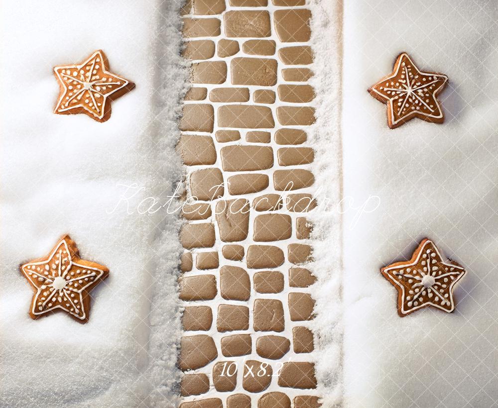 Kate Noël Chemin Étoile Neige Sol Toile de fond conçue par Mandy Ringe