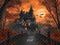 Kate Halloween Château Pont Lune Toile de fond conçue par Emetselch - Kate Backdrop FR