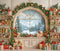 Kate Noël Fenêtre Cadeaux Ours en peluche Toile de fond en Laine conçue par Emetselch - Kate Backdrop FR