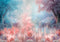 Kate Fantasy Arbres Cristaux Fleurs Pastel Toile de fond conçue par Mini MakeBelieve - Kate Backdrop FR