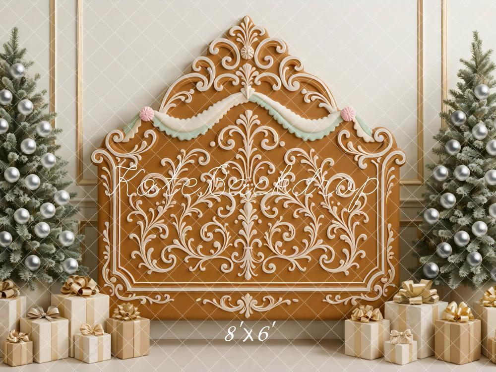 Kate Noël Pain d'Épice Tête de lit Toile de fond conçue par Mini MakeBelieve - Kate Backdrop FR
