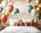 Kate Noël Lit Ballons Cadeaux Toile de fond en Laine conçue par Emetselch - Kate Backdrop FR
