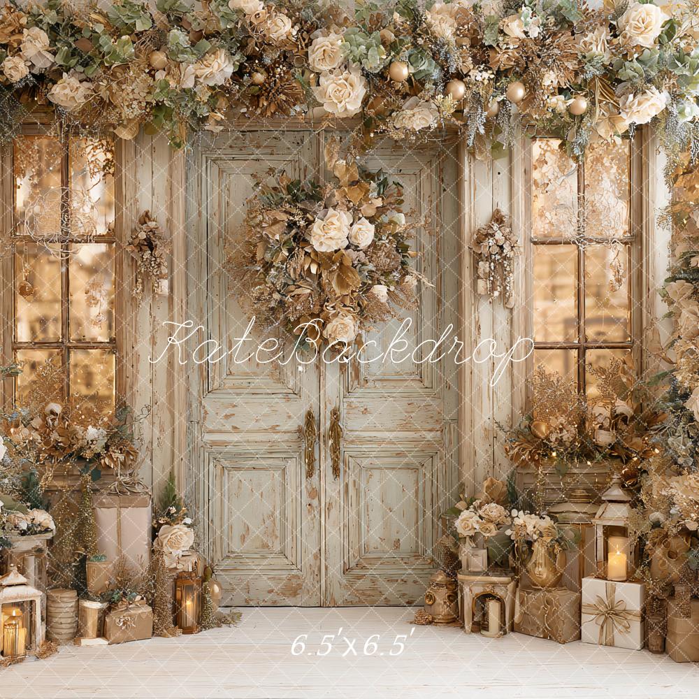 FLASH #1 Kate Noël Porte Fleurs Cadeaux Bois Toile de fond conçue par Ashley Paul