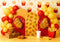 Kate Fast Food Frites Nuggets Ballons Toile de fond conçue par Mini MakeBelieve - Kate Backdrop FR