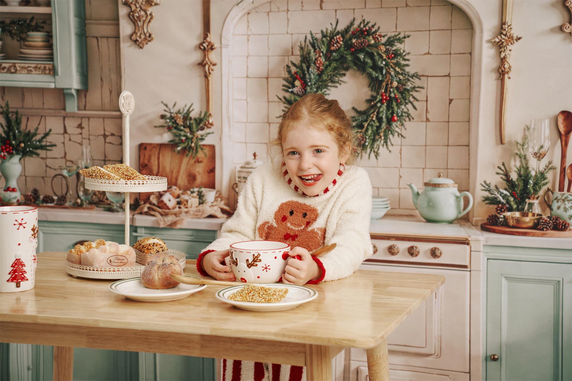 Kate Noël Cuisine Vaisselle Placard Toile de fond conçue par Emetselch