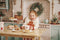 Kate Noël Cuisine Vaisselle Placard Toile de fond conçue par Emetselch
