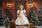 Kate Basique Blanc Fête Robe pour Enfants - Kate Backdrop FR