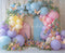 Kate Arc Ballons Fleurs Papillons Toile de fond en Polar conçue par Emetselch