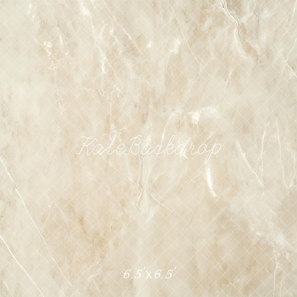Kate Marbre Beige Texture Sol Toile de fond conçue par Emetselch