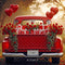Kate Saint Valentin Camion Fleurs Ballons Cadeaux Toile de fond conçue par Patty Roberts
