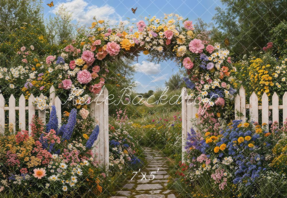Kate Arc de Fleurs Barrière Jardin Toile de fond conçue par Emetselch
