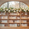 Kate Bibliothèque Fenêtre Fleurs Printemps Toile de fond conçue par Mini MakeBelieve - Kate Backdrop FR