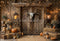 Kate Automne Grange Citrouilles Foin Toile de fond conçue par Emetselch
