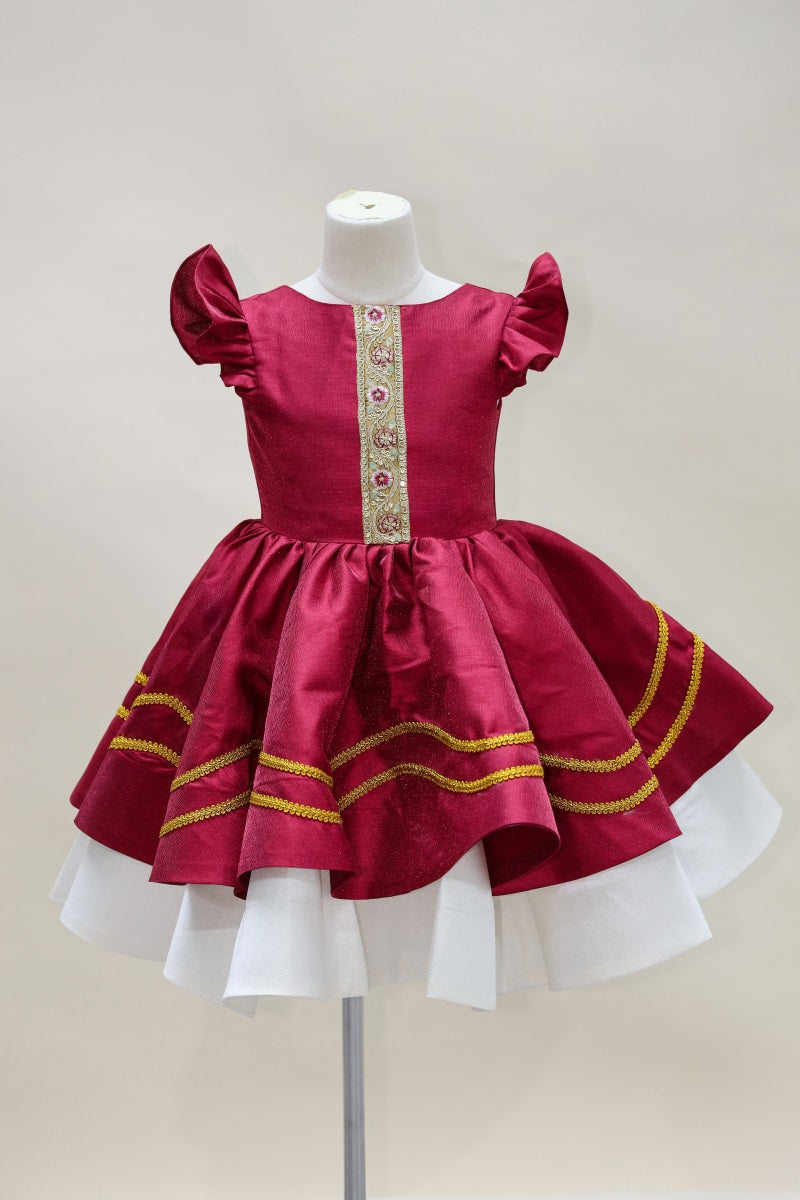 Kate Noël Rouge Robe à lacets Enfant Pour la Photographie - Kate Backdrop FR