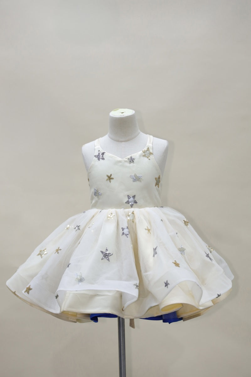 Kate Printemps/Été Étoiles Mesh Bretelles Spaghetti Robe Enfant Pour la Photographie - Kate Backdrop FR