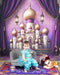 Kate Palais Arabe Arche Rétro Violet Toile de fond conçu par Ashley Paul