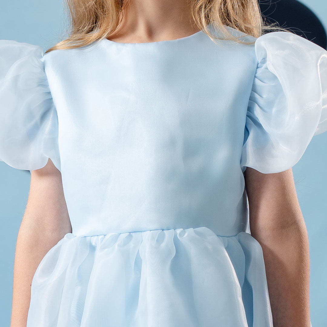 Kate Anniversaire Princesse Bleu Robe pour Enfants - Kate Backdrop FR