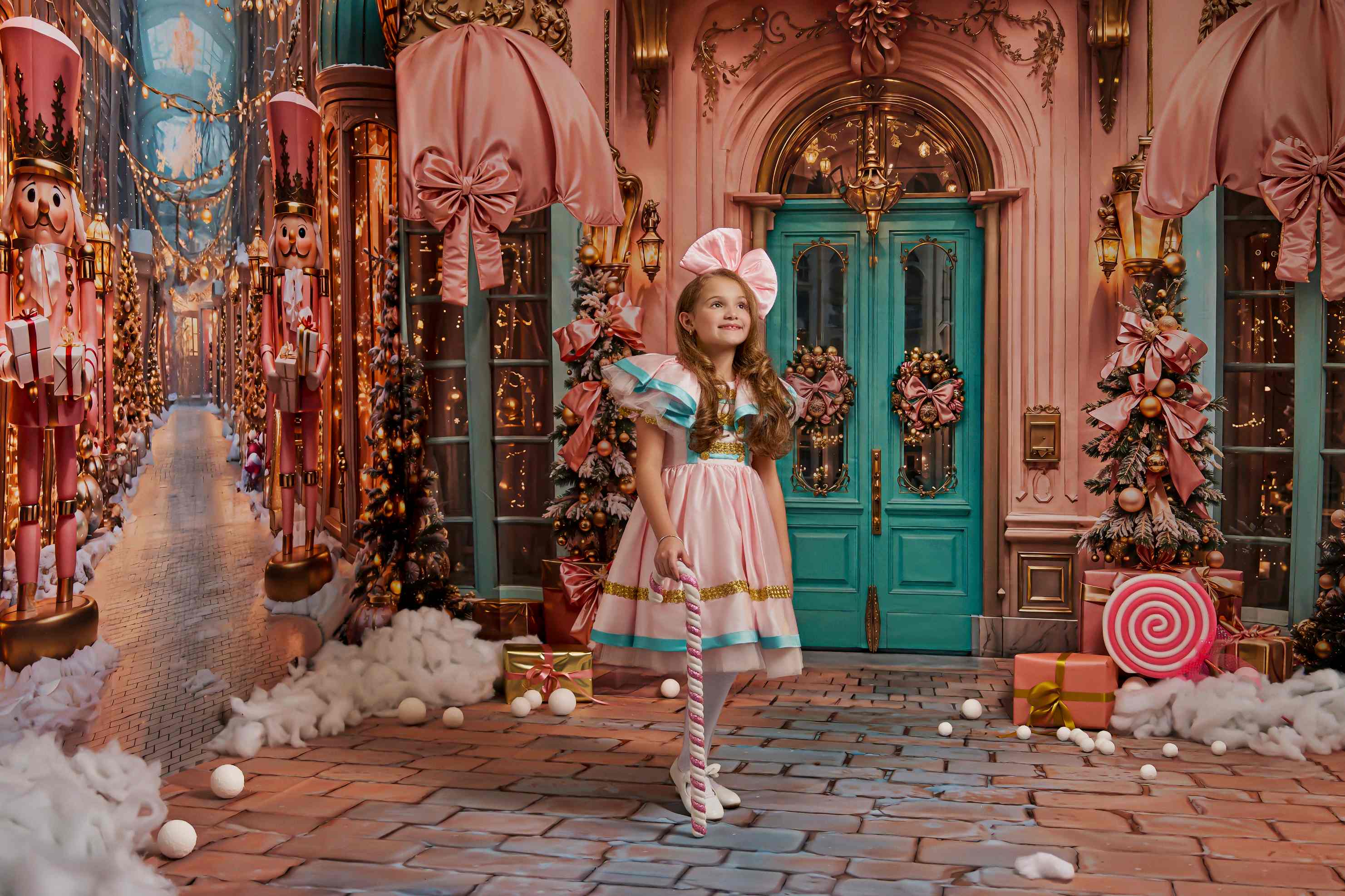 Kate Noël Rue Boutique Casse-Noisette Lumière Ensemble de chambre - Kate Backdrop FR