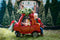 Kate Ferme Arbre de Noël Porte Toile de fond pour la photographie