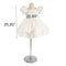 Kate Basique Blanc Fête Robe pour Enfants - Kate Backdrop FR