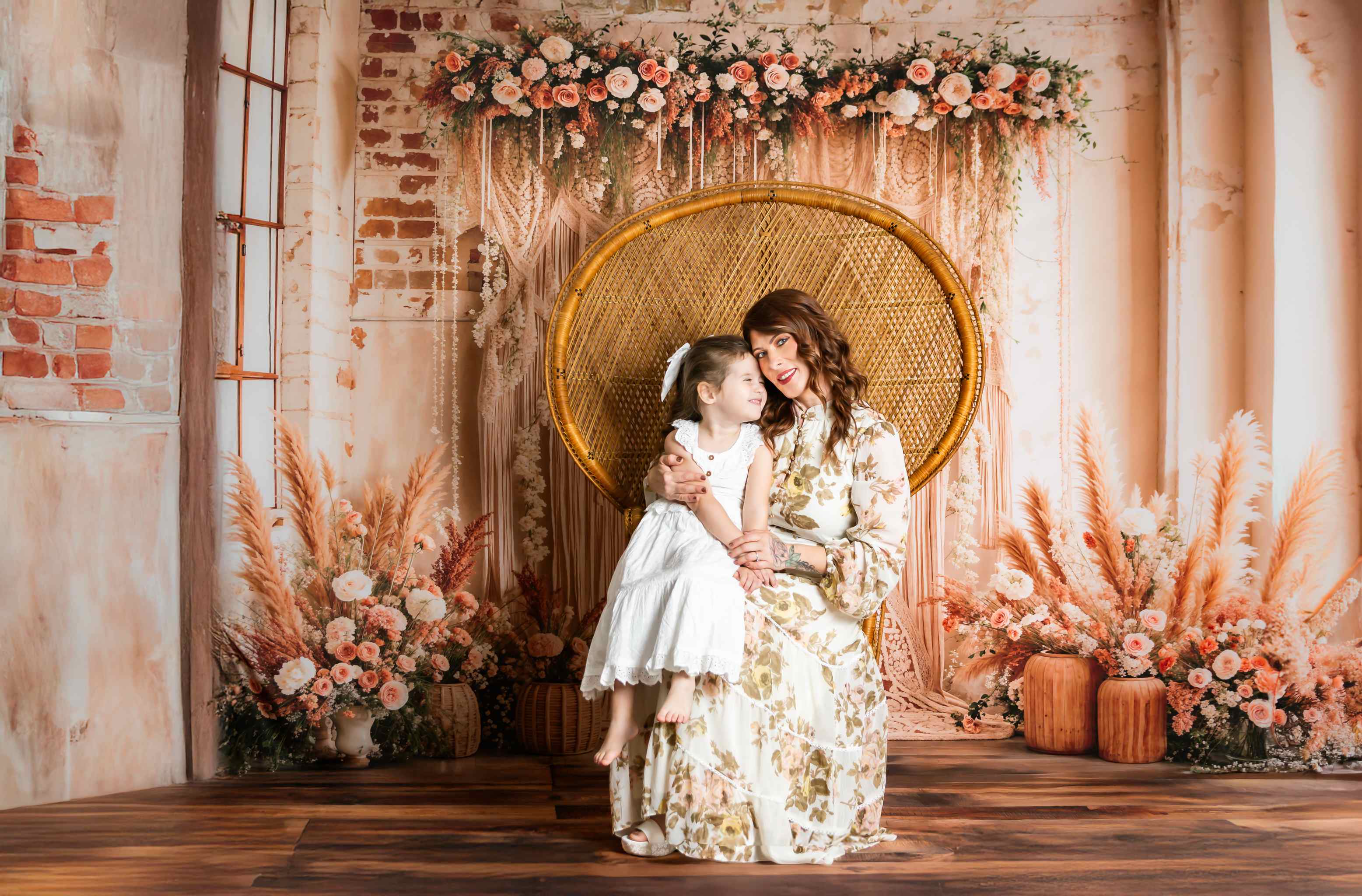 Kate Bohème Fleur Rideaux Chambre Toile de fond conçue par Emetselch - Kate Backdrop FR