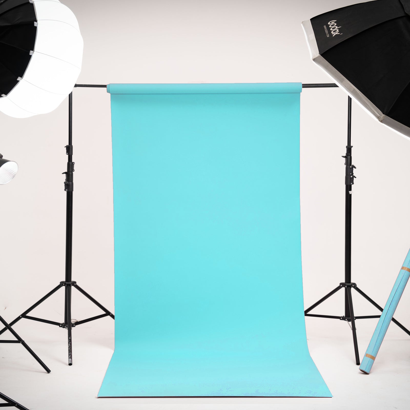 Kate Bleu Alpin Fond de Papier Sans Couture pour la photographie - Kate Backdrop FR