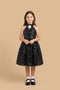 Kate Noir Paillettes Fête Robe pour Enfants - Kate Backdrop FR