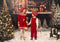 Kate Hiver Noël Extérieur Forêt Camion-restaurant Toile de fond conçue par Emetselch - Kate Backdrop FR