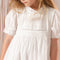Kate Blanc Bohème Simple Robe pour Enfants - Kate Backdrop FR