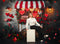 Kate Saint Valentin Cœur Chariot de roses Toile de fond conçue par Emetselch - Kate Backdrop FR