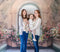 Kate Terrasse Fenêtre Fleurs Intérieur Toile de fond conçue par Mini MakeBelieve - Kate Backdrop FR