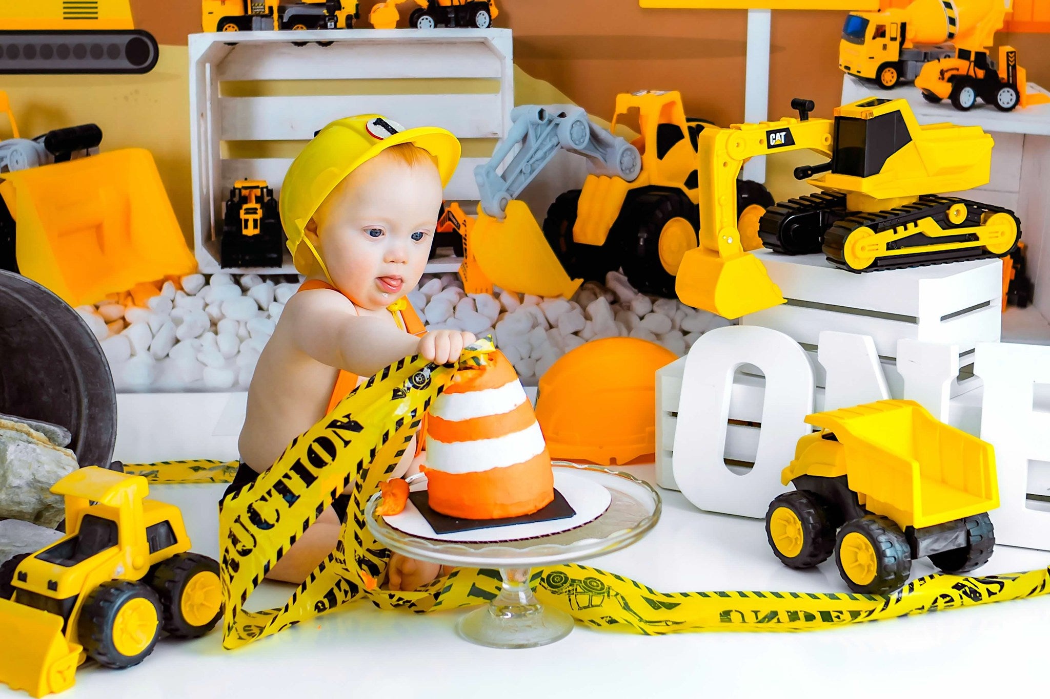 Kate Enfants Construction Jouets Anniversaire Toile de fond pour la photographie - Kate Backdrop FR