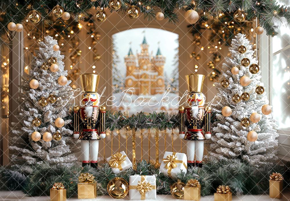 Kate Noël Casse-Noisette Décors Cadeaux Toile de fond conçue par Mini MakeBelieve